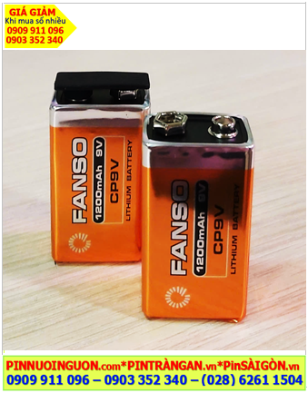 FANSO CP9V, Pin nuôi nguồn 9v Lithium FANSO CP9V 9V 1200mAh Lithium (LiMnO2) chính hãng
